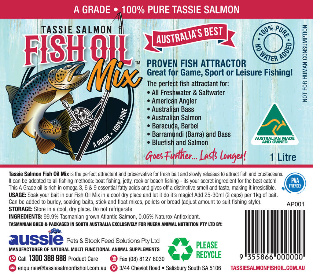 Tassie Salmon Fishing Oil Attractant 250ml