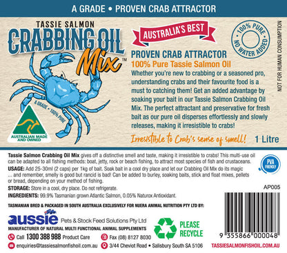 Tassie Salmon Crabbing Oil Attractant 250ml