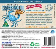 Tassie Salmon Crabbing Oil Attractant 250ml