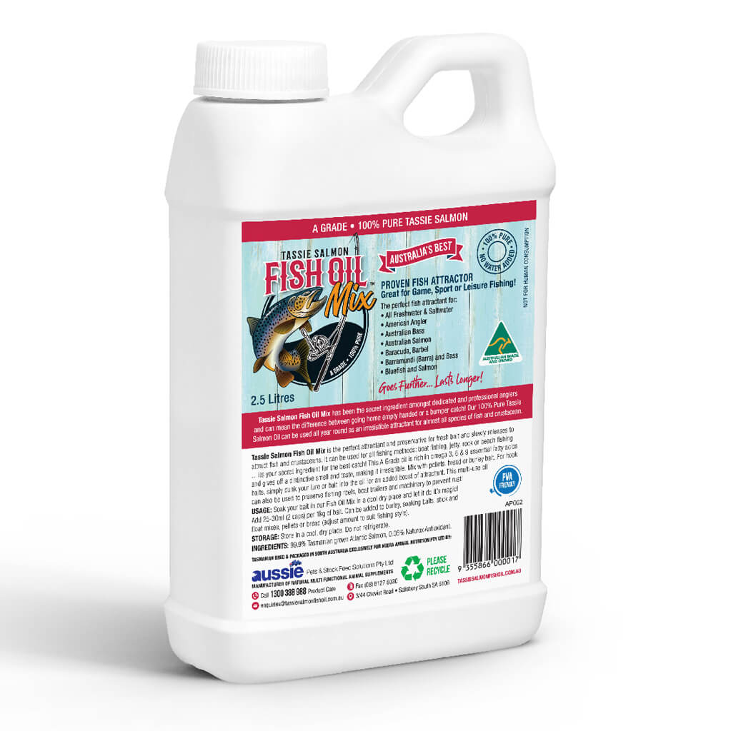 Tassie Salmon Fishing Oil Attractant 2.5 Litres