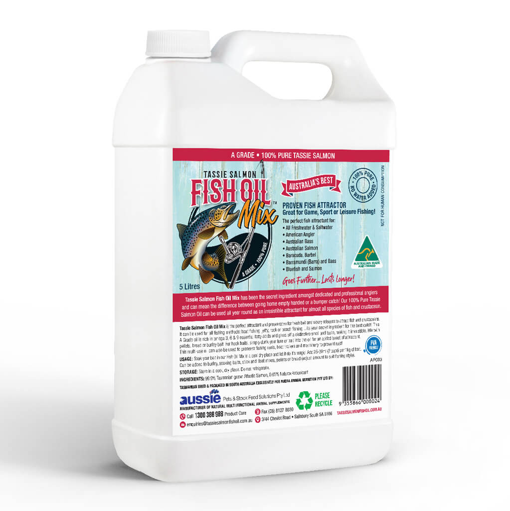 Tassie Salmon Fishing Oil Attractant 5 Litres