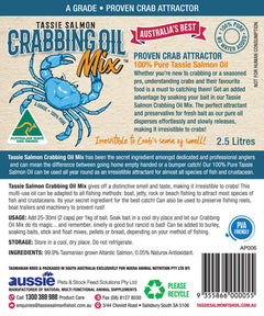 Tassie Salmon Crabbing Oil Attractant 2.5 Litres