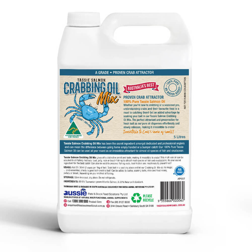 Tassie Salmon Crabbing Oil Attractant 1 Litre