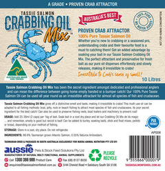 Tassie Salmon Crabbing Oil Attractant 10 Litres